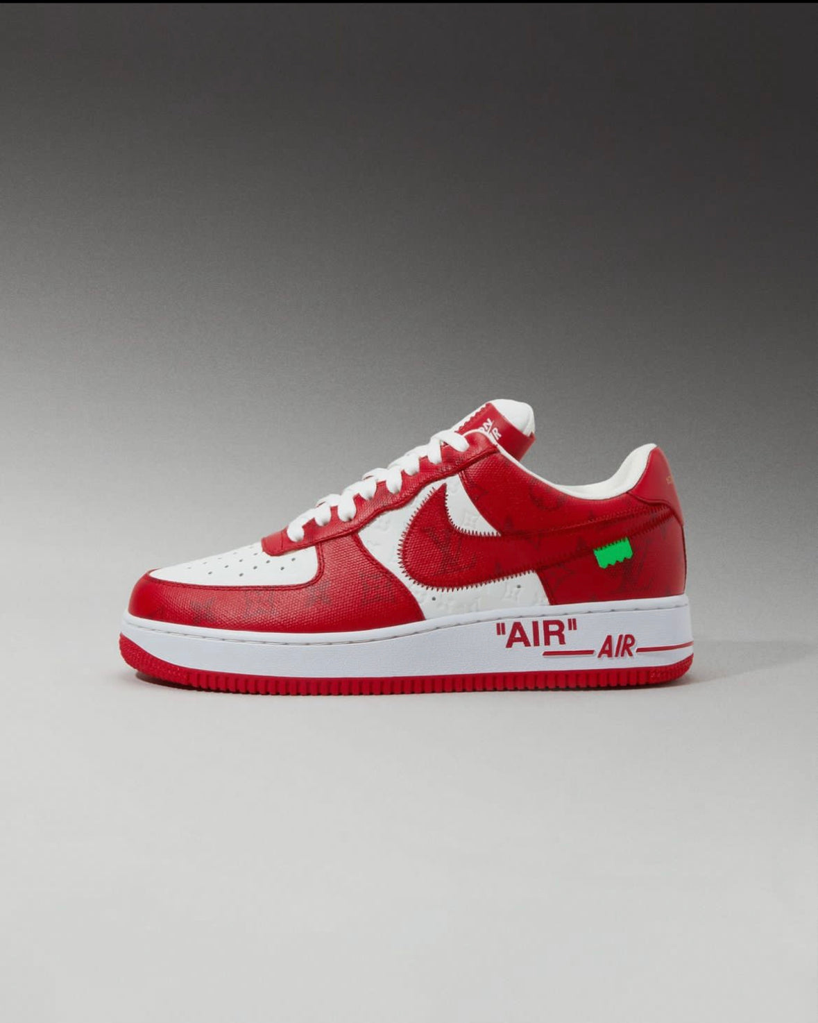 Nike Air Force 1 Low x Louis Vuitton by Virgil Abloh White Red 10.5