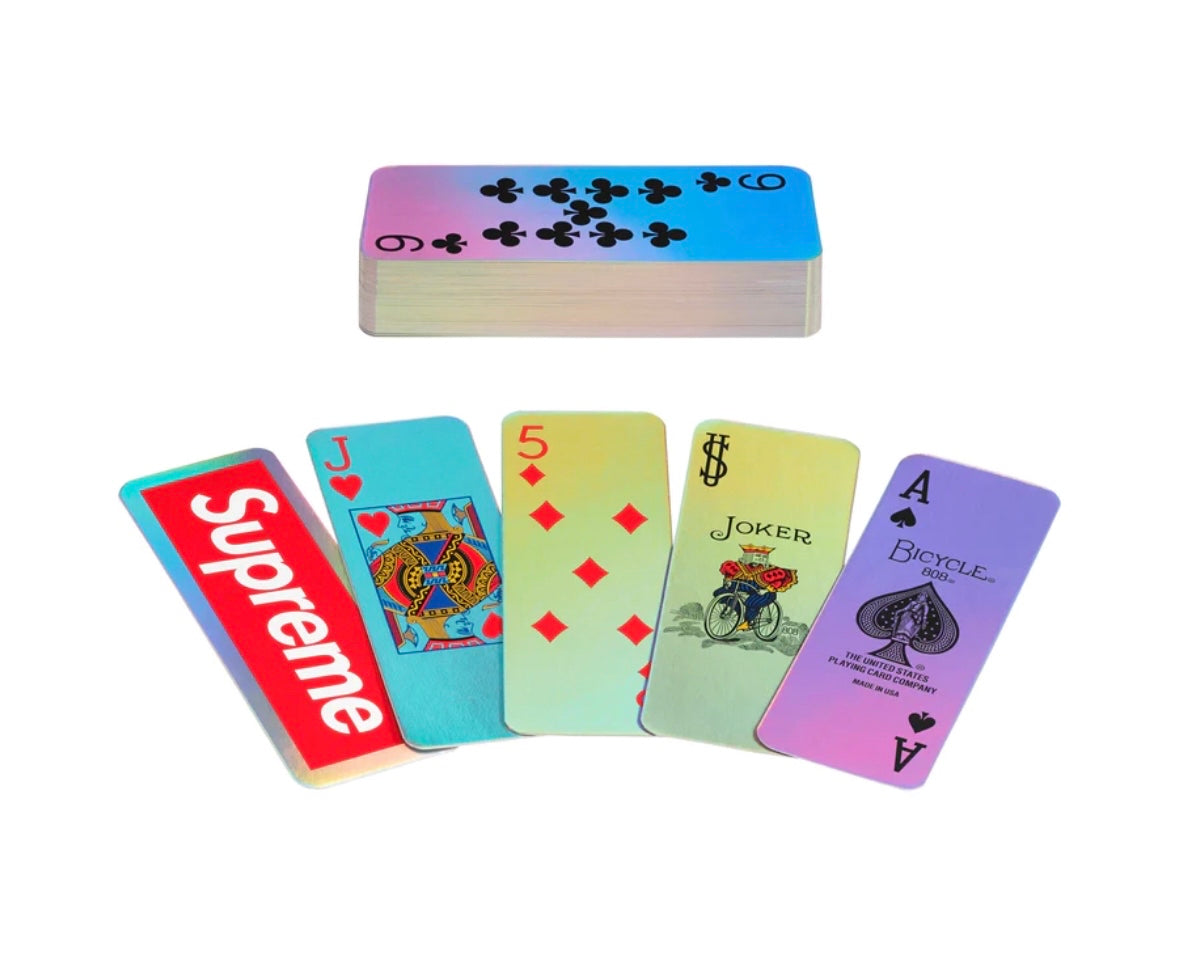 Supreme®/Bicycle® Holographic Slice
Cards
Holographic