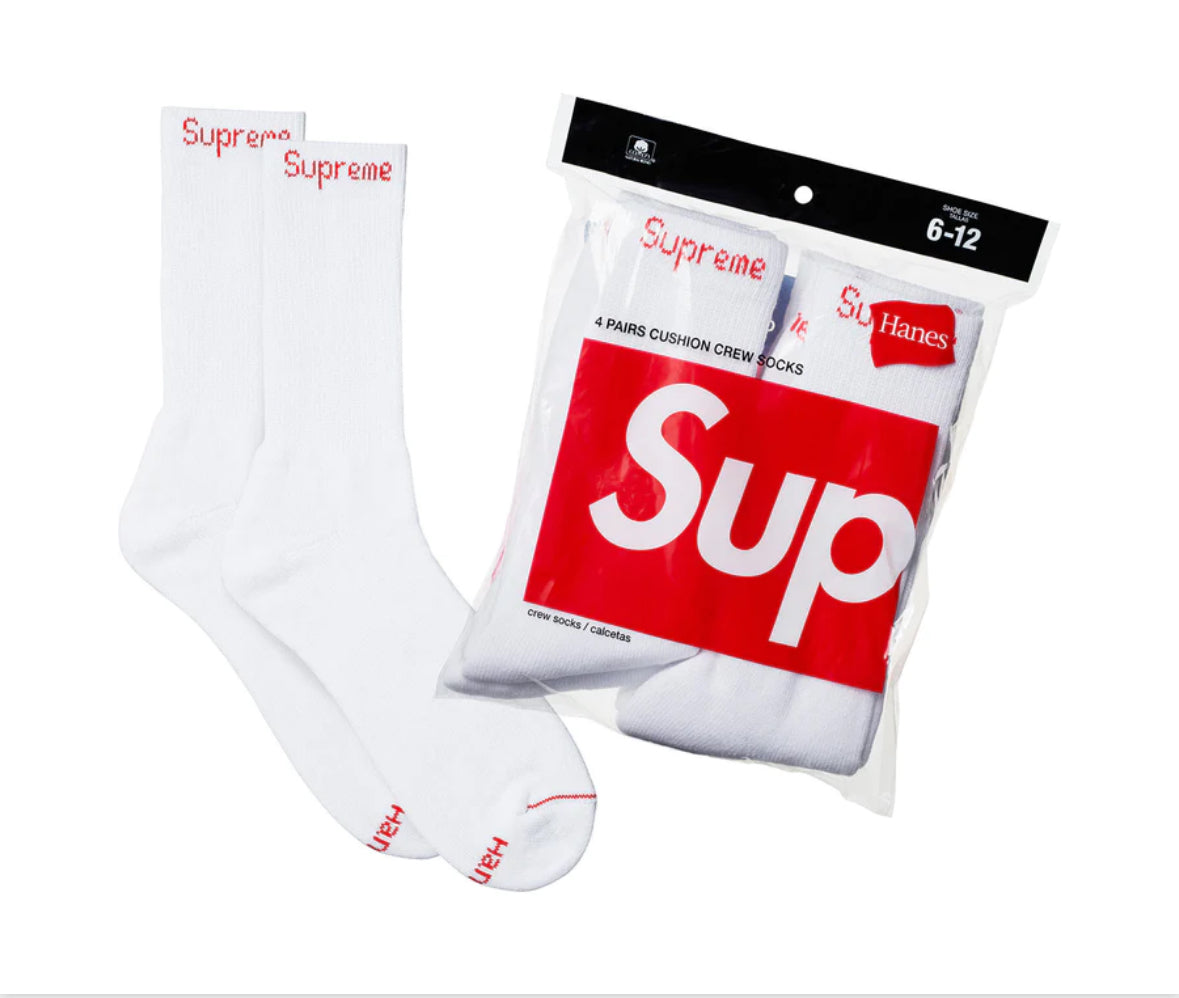 Supreme®/Hanes®
Heather Grey
Crew Socks (1pair )